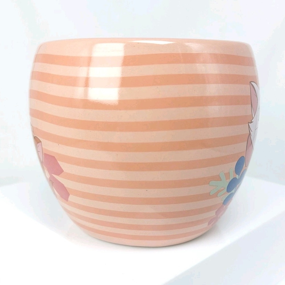 Disney Aristocrats Pink Striped Mug Marie Berloiz Toulouse Coffee Cup Tea New - Picture 3 of 4